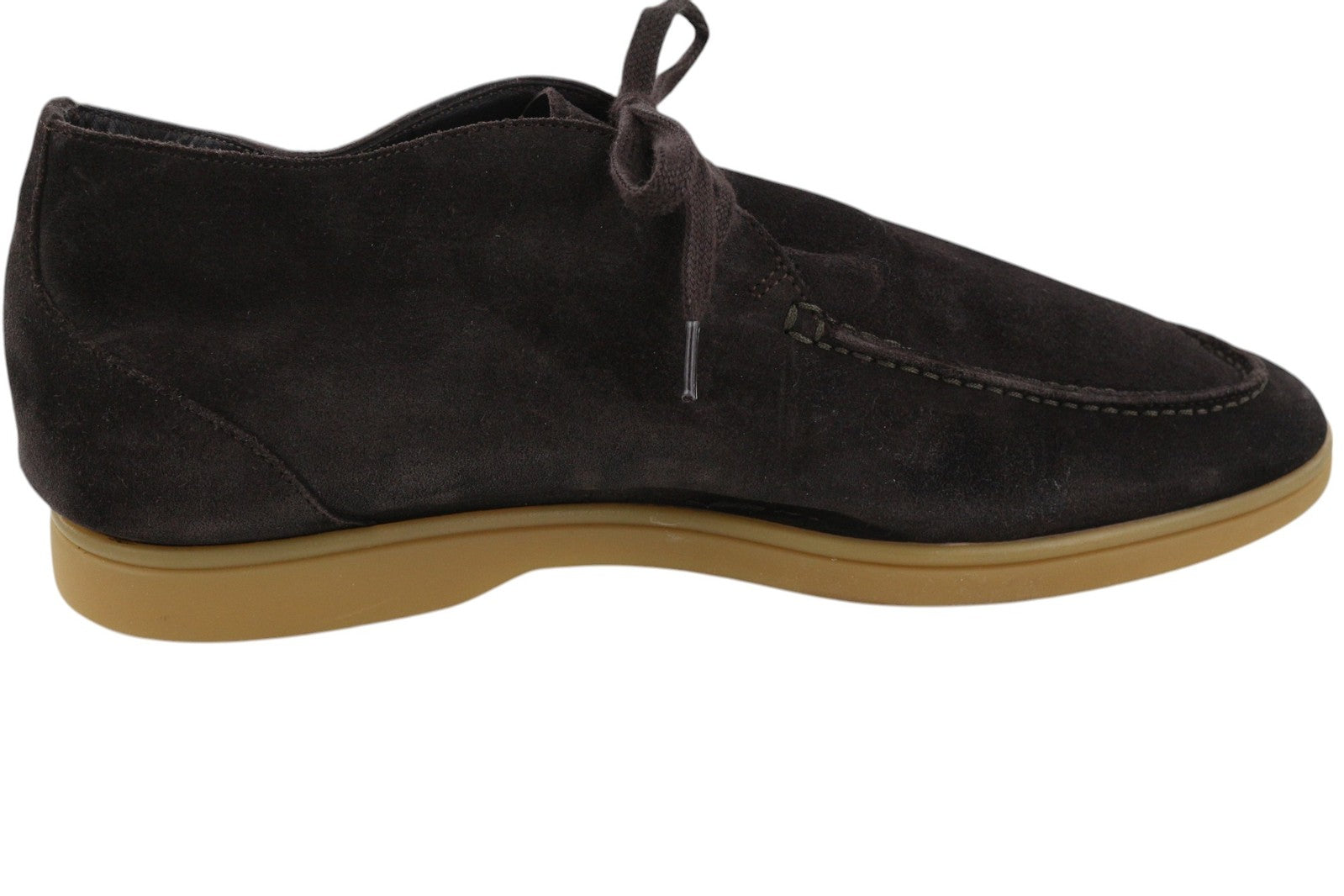 SUITSUPPLY Men Shoes EU43 Dark Brown Leather Suede Casual Laced High Top