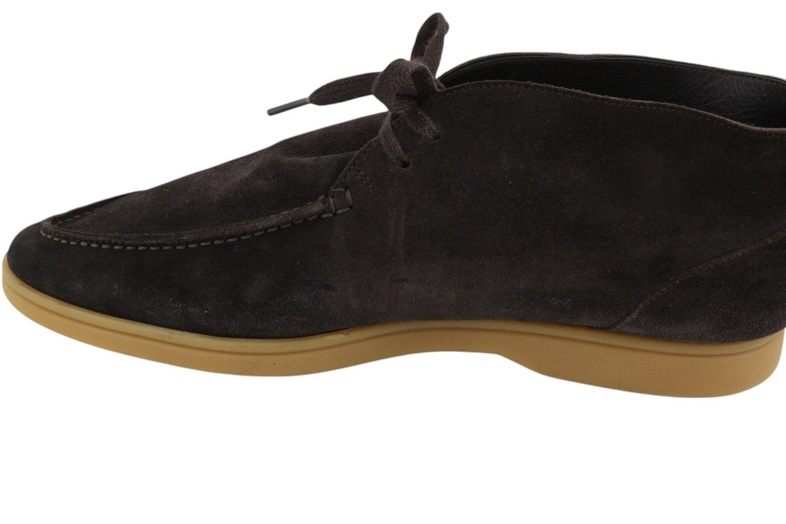 SUITSUPPLY Men Shoes EU43 Dark Brown Leather Suede Casual Laced High Top