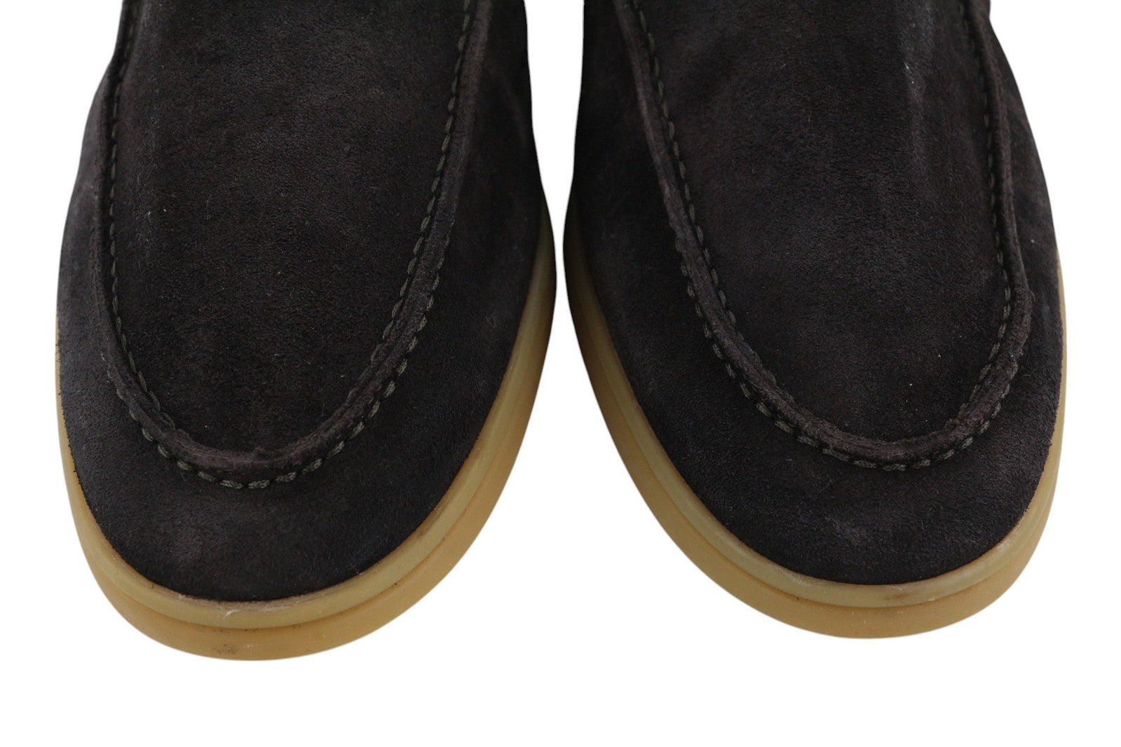 SUITSUPPLY Men Shoes EU43 Dark Brown Leather Suede Casual Laced High Top