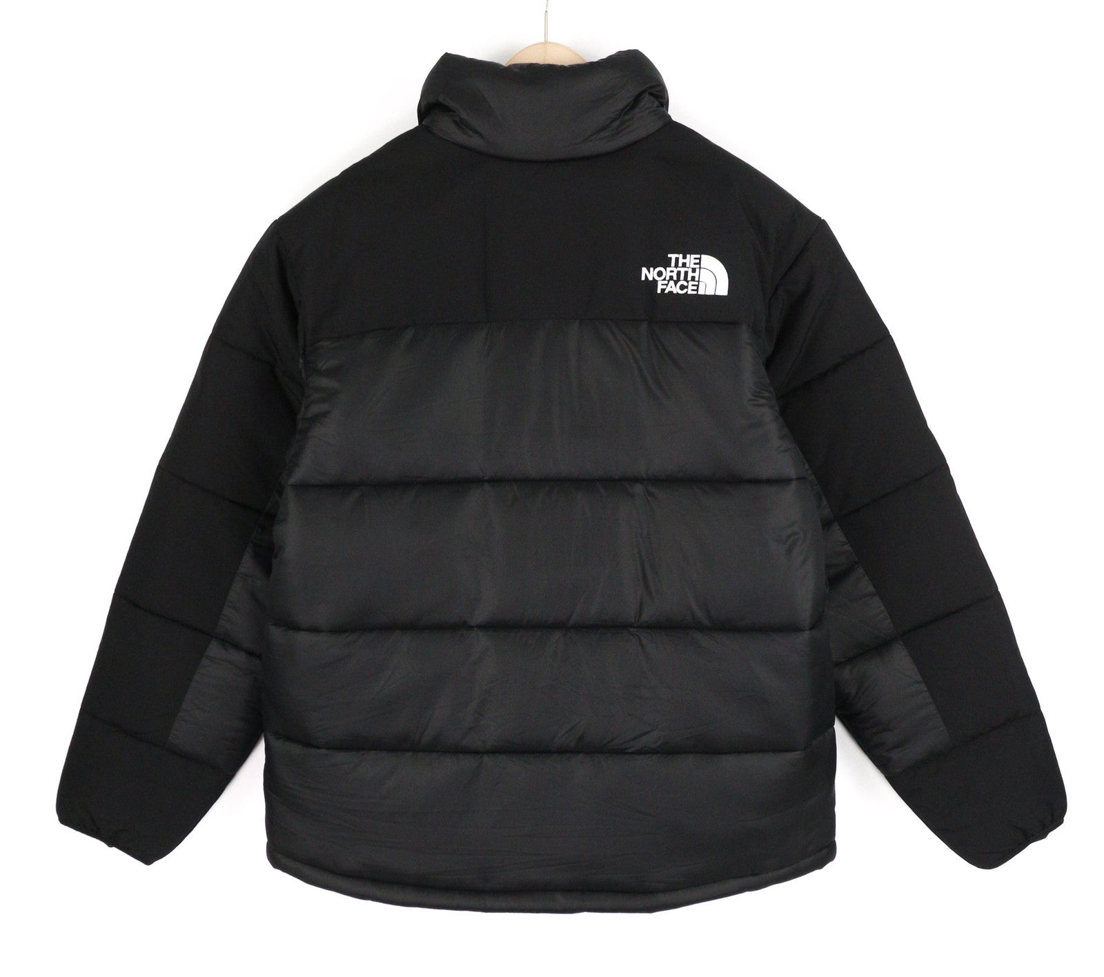 THE NORTH FACE Himalayan Parka Men Jacket M Dark Full Zip Insulation Quilted