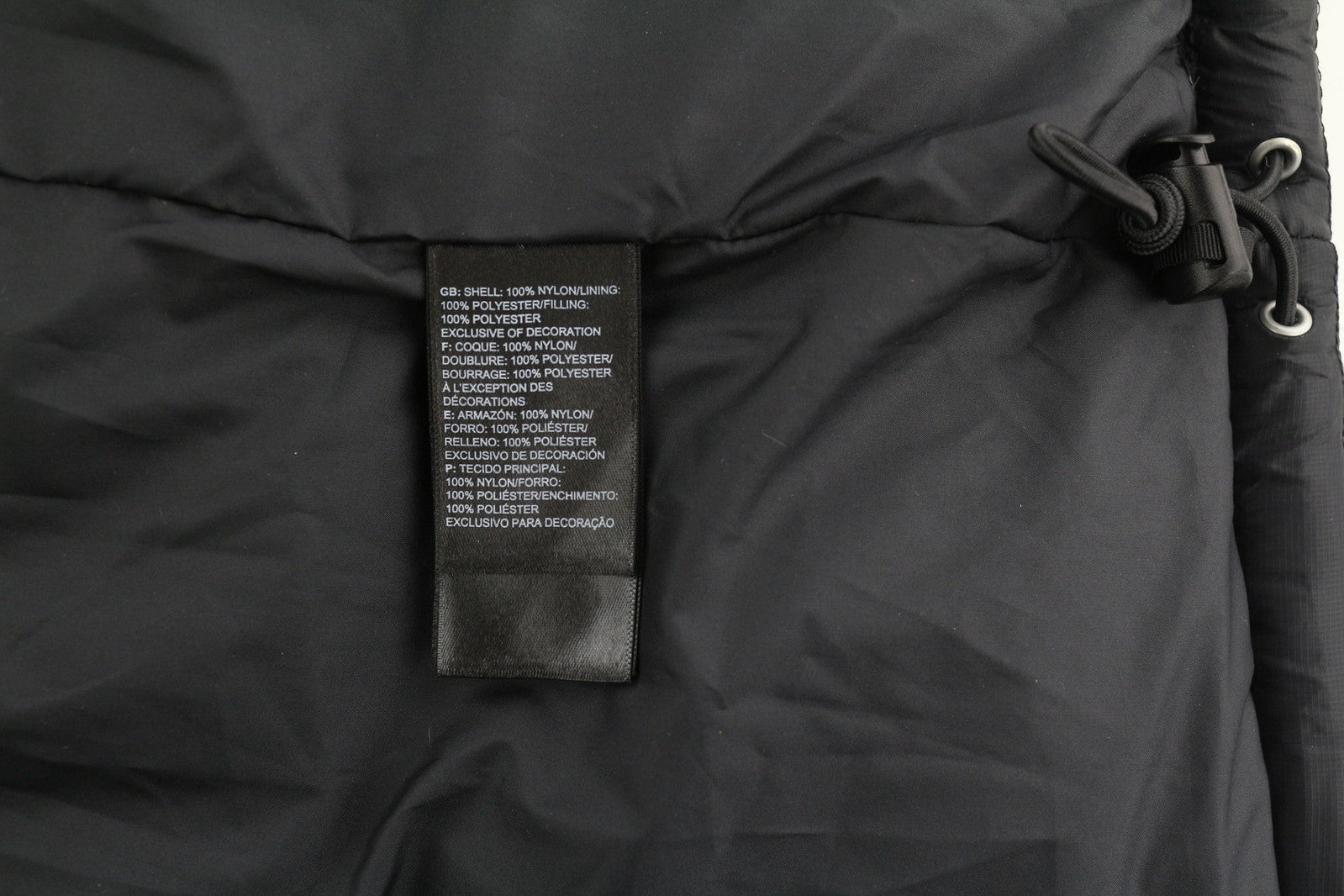 THE NORTH FACE Himalayan Parka Men Jacket M Dark Full Zip Insulation Quilted