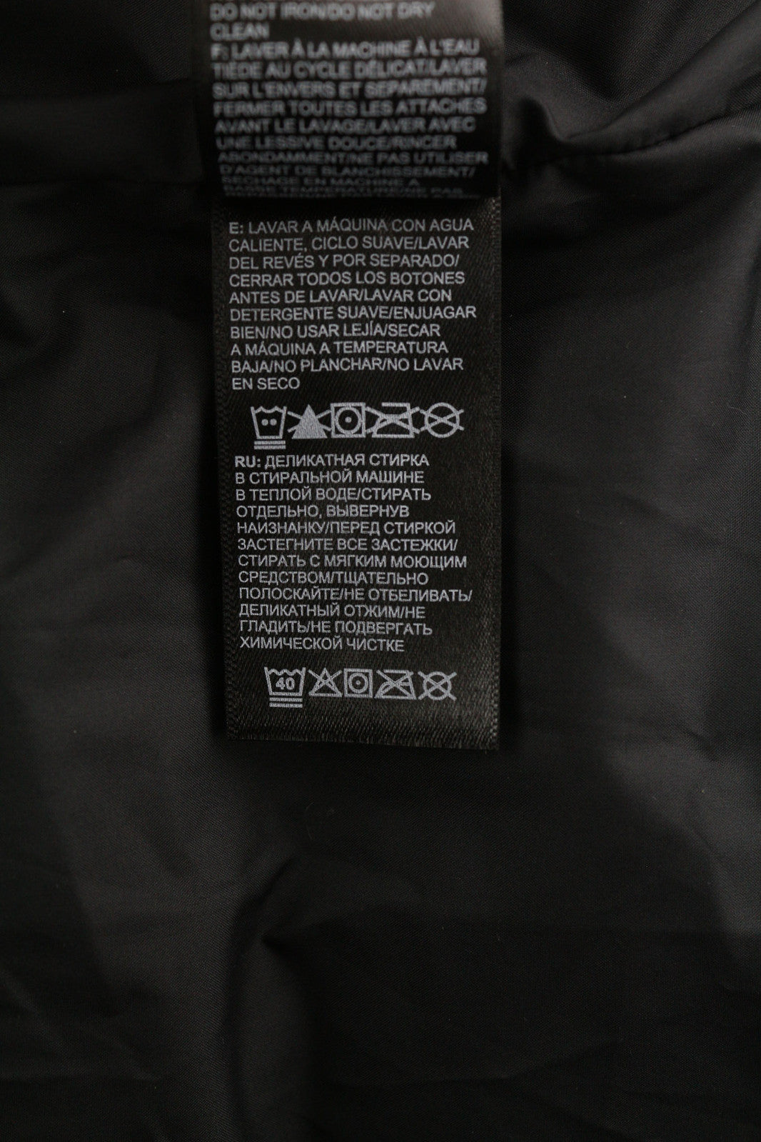 THE NORTH FACE Himalayan Parka Men Jacket M Dark Full Zip Insulation Quilted