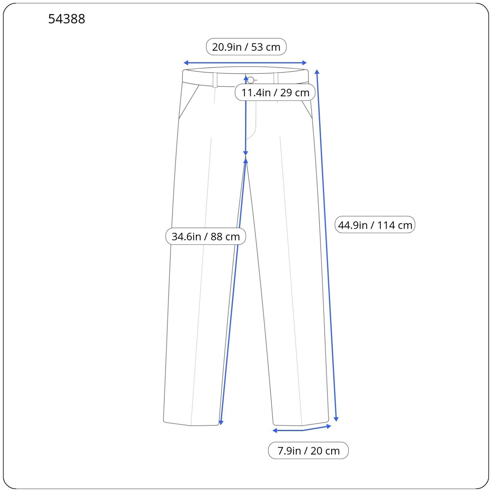 HARMONT & BLAINE Mens Trousers 56 Navy Cotton Stretchy 5-Pocket Chino Style