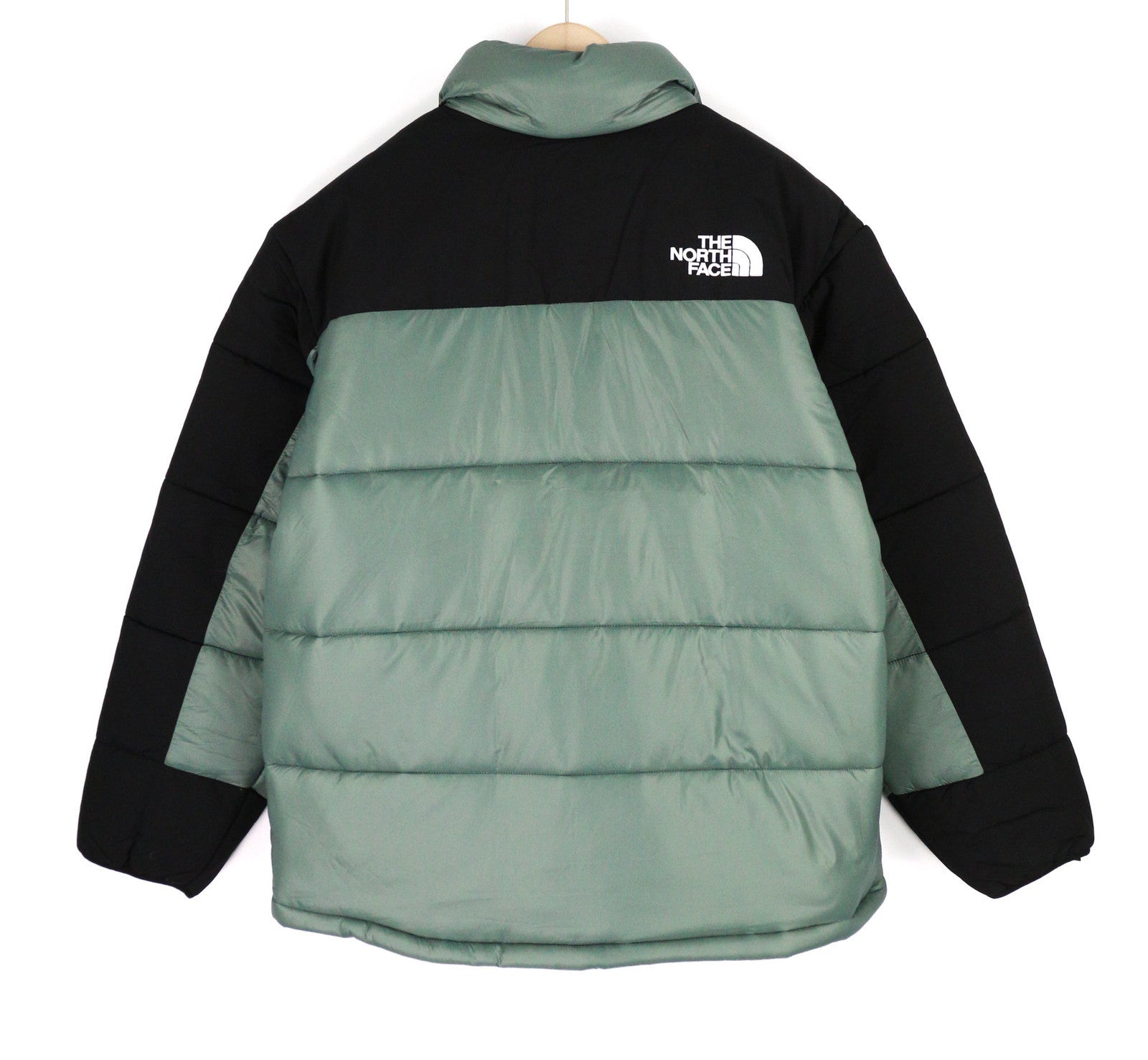 THE NORTH FACE Himalayan Parka Men Jacket XL Dark Full Zip Insulation Quilted