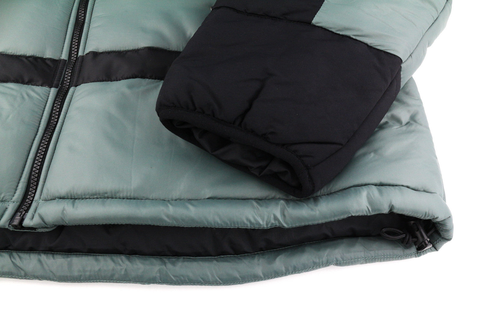 THE NORTH FACE Himalayan Parka Men Jacket XL Dark Full Zip Insulation Quilted