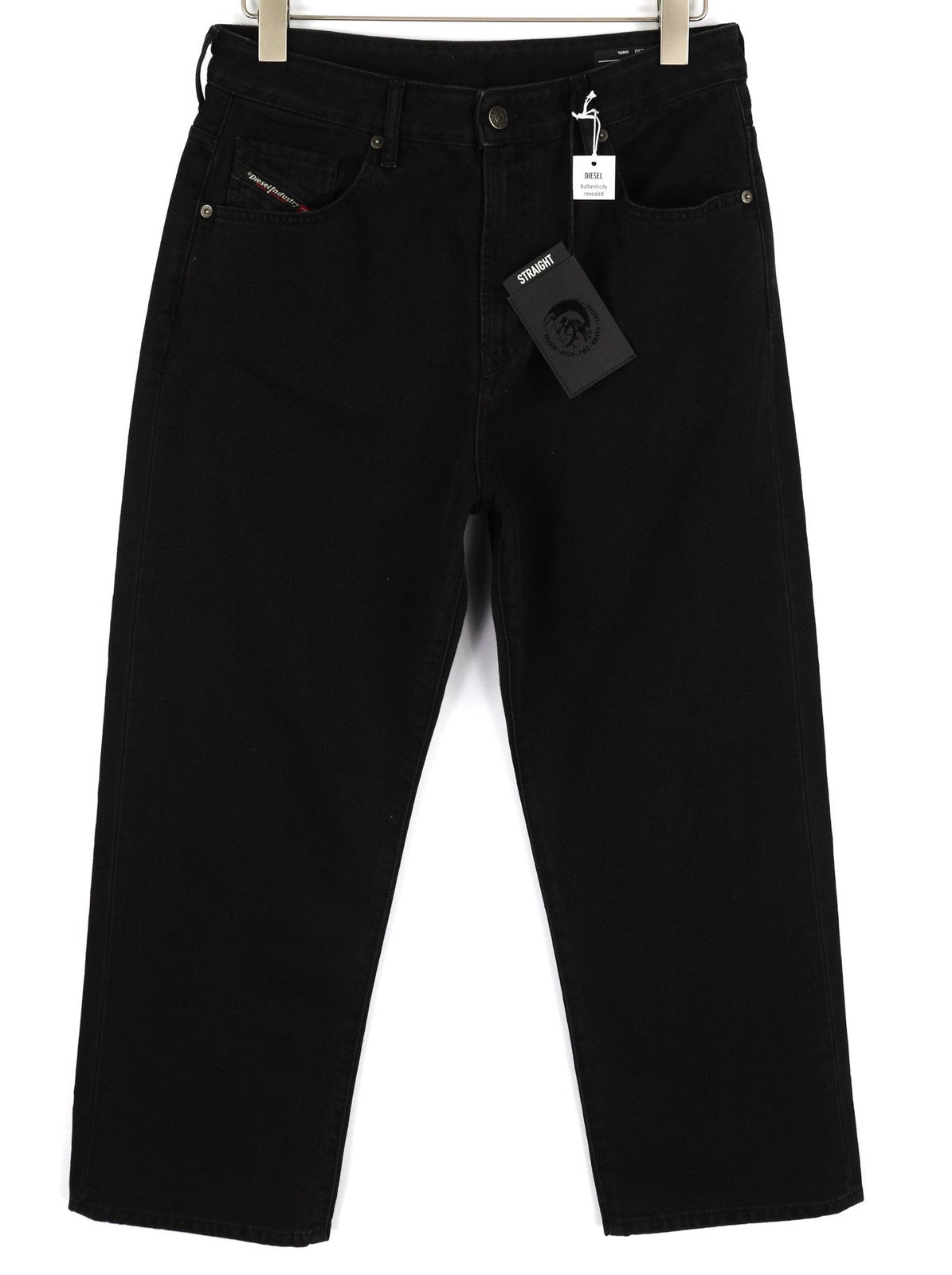 DIESEL D-Reggy 009RL Womens Jeans W29/L30 Regular Waist Straight Black RRP€150