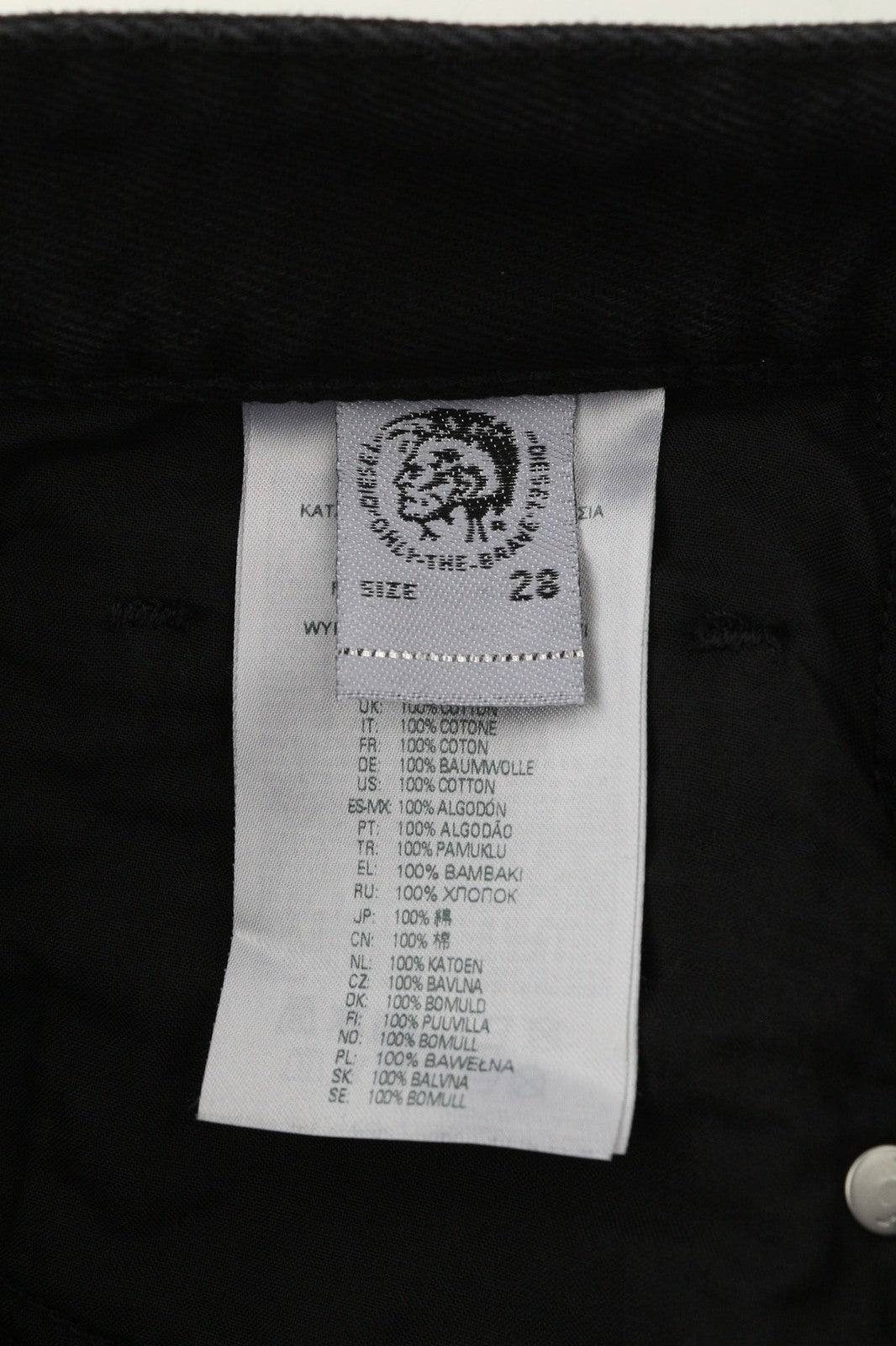 DIESEL D-Reggy 009RL Womens Jeans W28/L30 Regular Waist Straight Black RRP€150