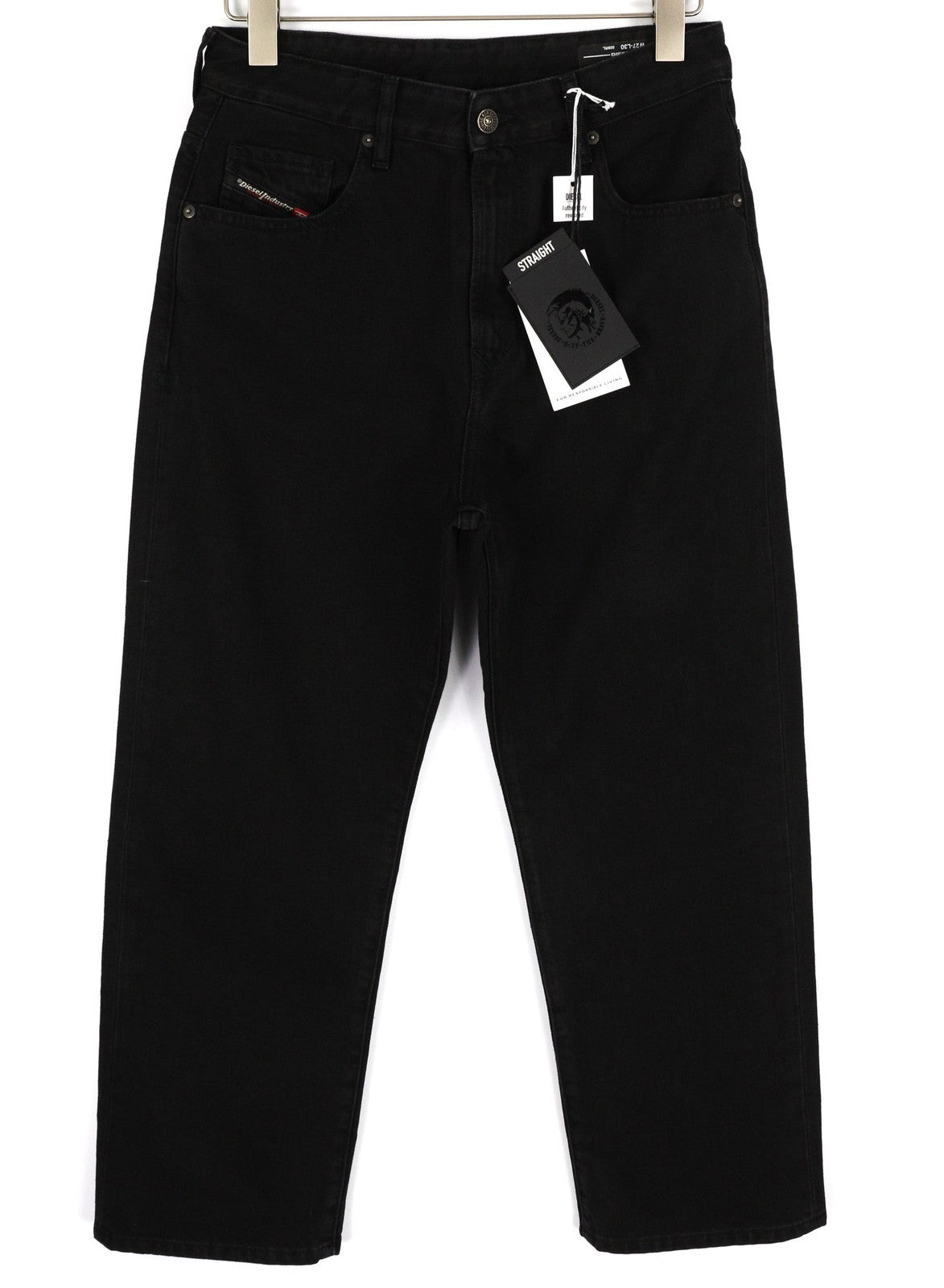 DIESEL D-Reggy 009RL Womens Jeans W27/L30 Regular Waist Straight Black RRP150