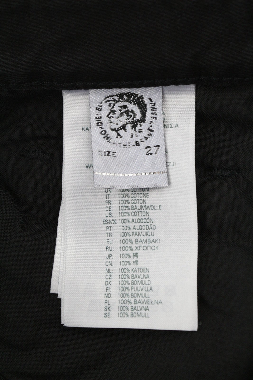 DIESEL D-Reggy 009RL Womens Jeans W27/L30 Regular Waist Straight Black RRP150