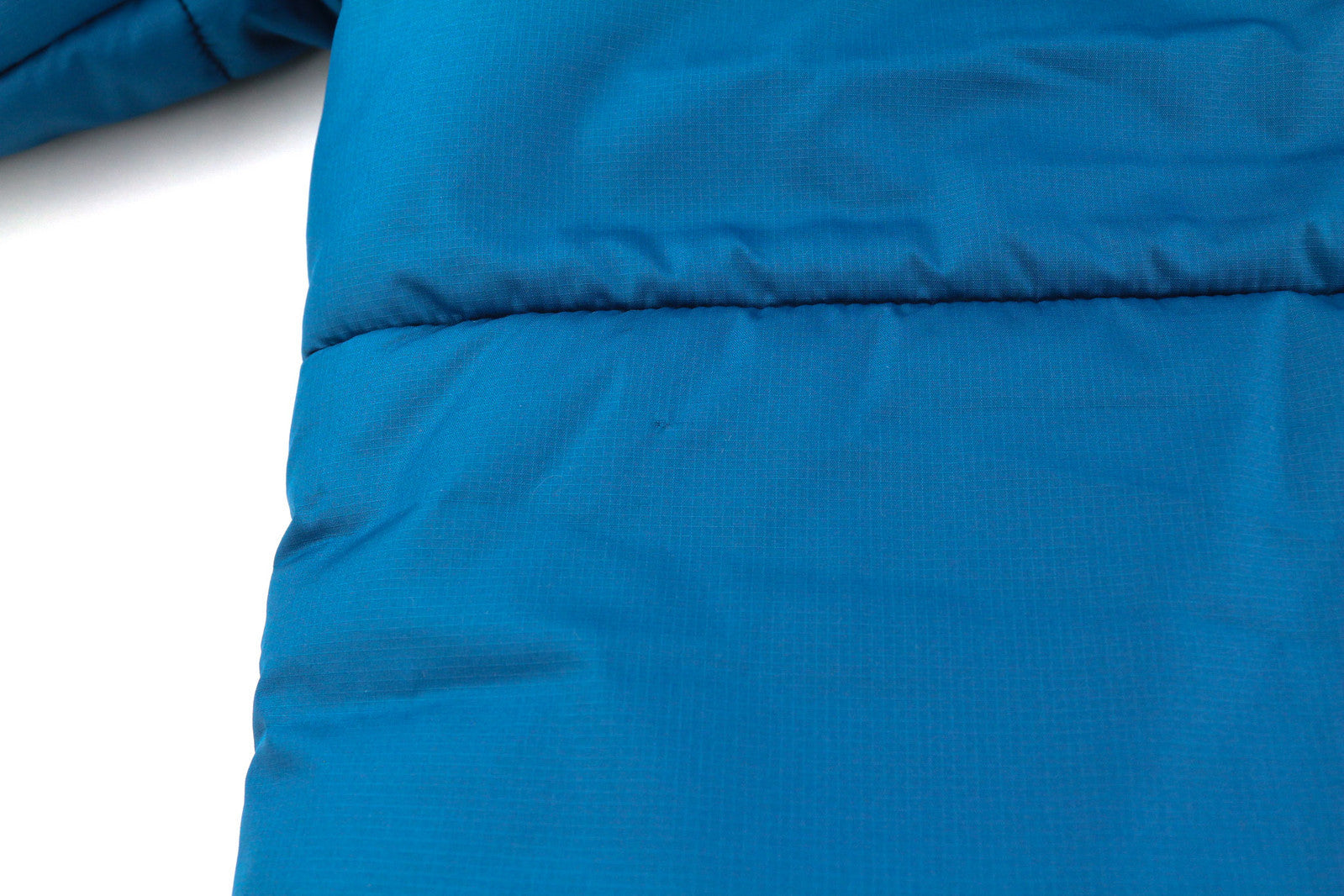 THE NORTH FACE Men Jacket XS Blue Full Zip Insulation Hooded Lined Quilted Logo