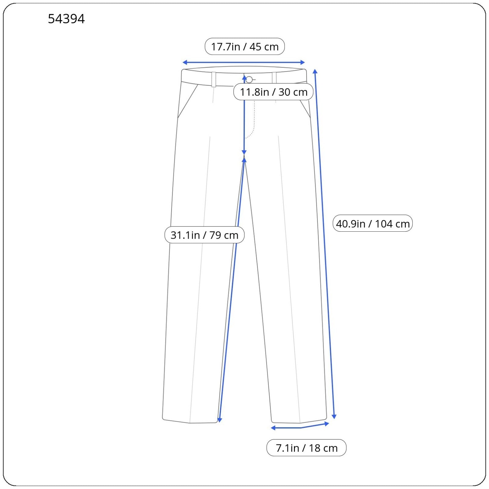 HARMONT & BLAINE Mens Trousers 50 Blue Cotton Stretchy Narrow  Casual Cargo