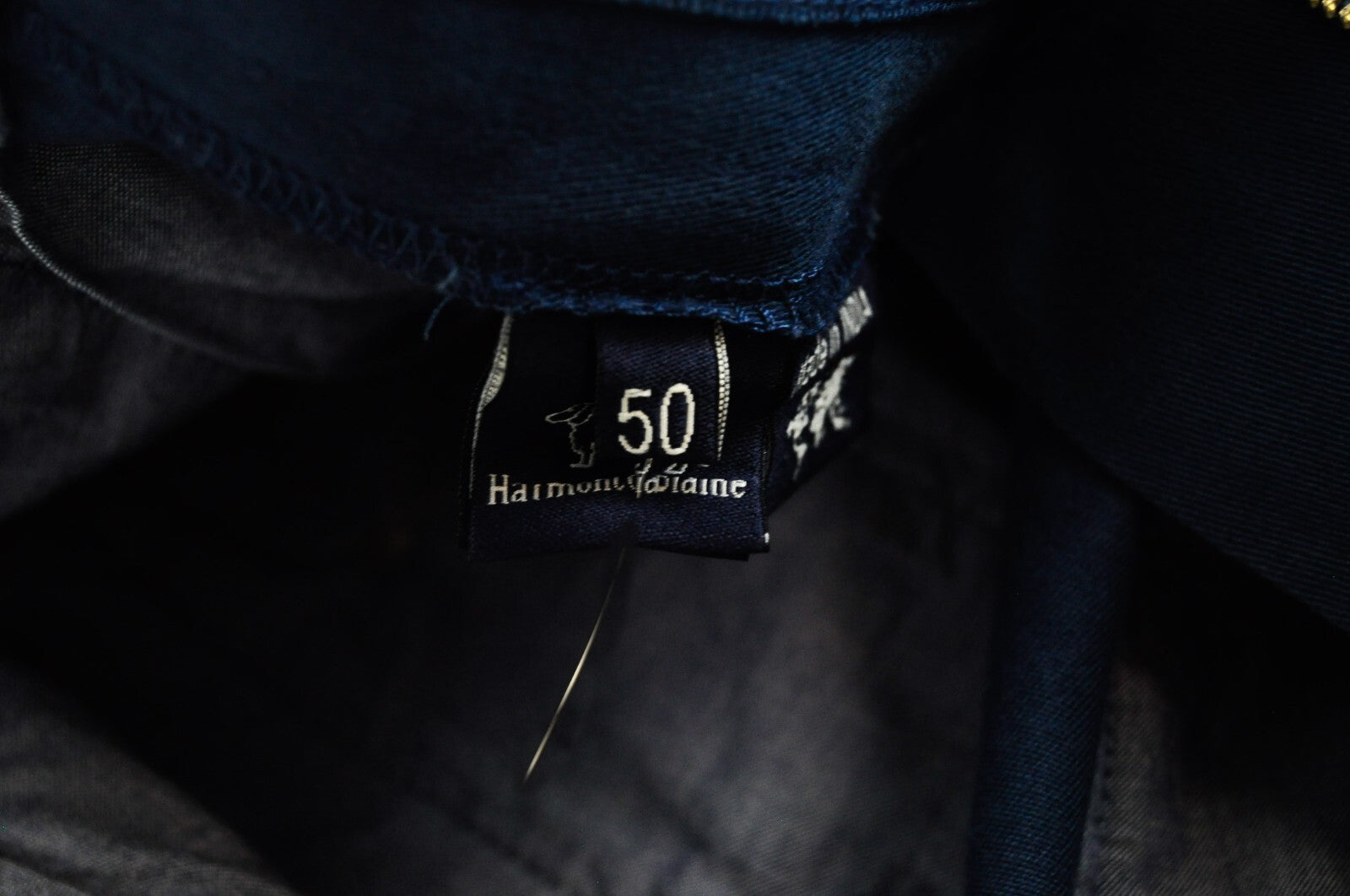 HARMONT & BLAINE Mens Trousers 50 Blue Cotton Stretchy Narrow  Casual Cargo