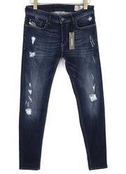 DIESEL Troxer R8KJ4 Mens Jeans W30/L32 Slim Skinny Stretchy Distress Washed
