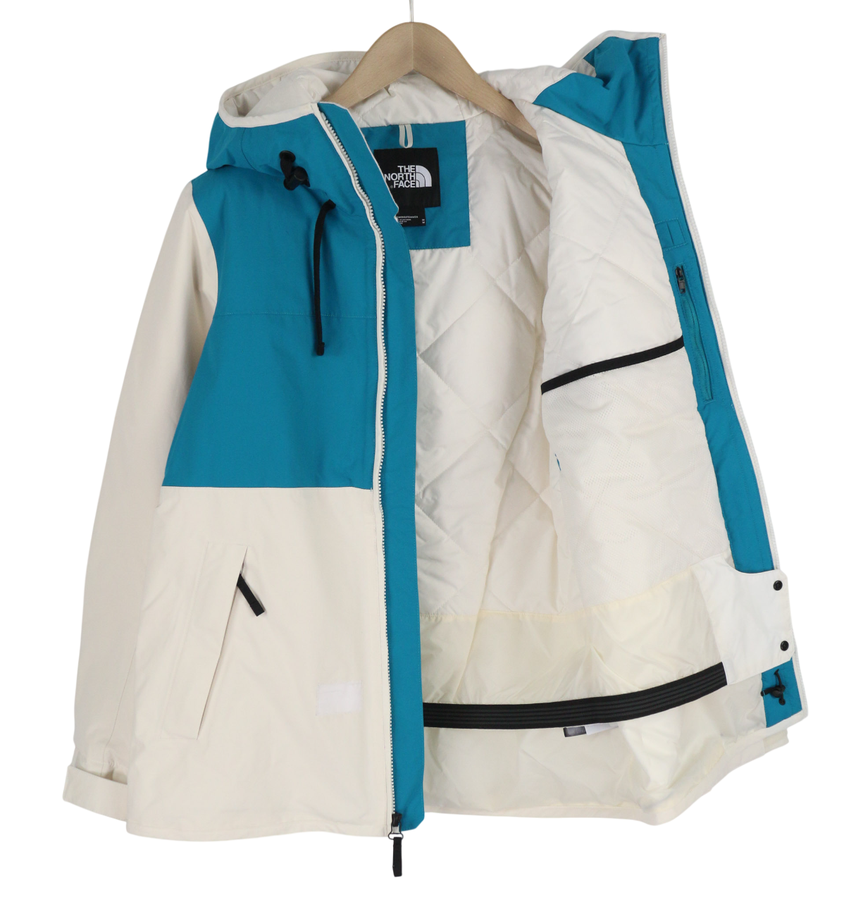 THE NORTH FACE Superlu Women Jacket M Skiing Full Zip Hooded Padded DryVent