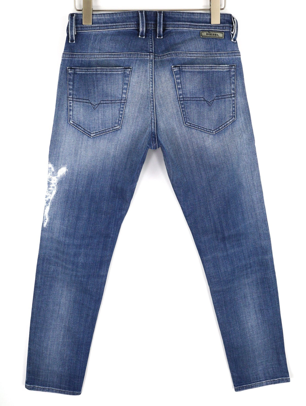 DIESEL Thommer-T 8880T Mens Jeans W29 Stretchy Jogg Sweat Distress Blue RRP€220