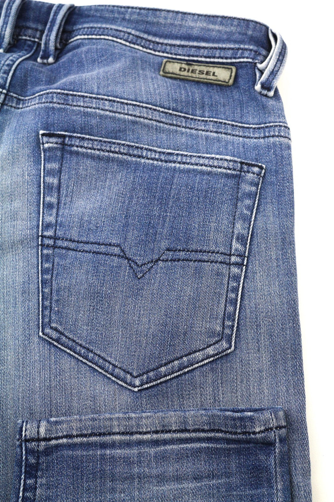 DIESEL Thommer-T 8880T Mens Jeans W29 Stretchy Jogg Sweat Distress Blue RRP€220