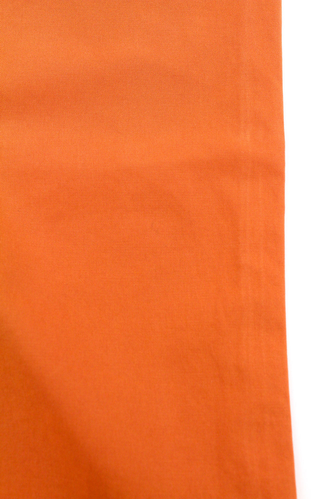 NUDIE JEANS Khaki Slim Men Trousers W28/L30 Organic Warm Orange Zip Casual Chino