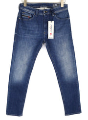 DIESEL Thommer-T 084RK Mens Jeans W29 Stretchy Jogg Sweat Slim  Washed Blue