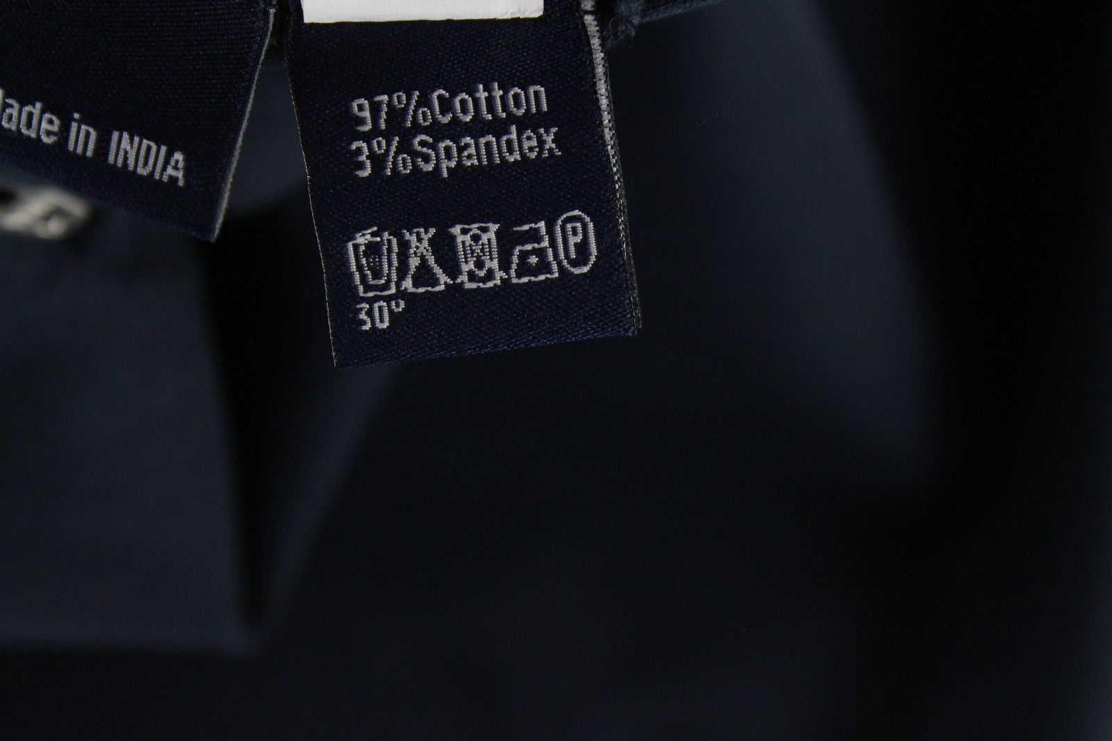 HARMONT & BLAINE Mens 52 Trousers Navy Cotton Stretchy Narrow  Slit Pocket