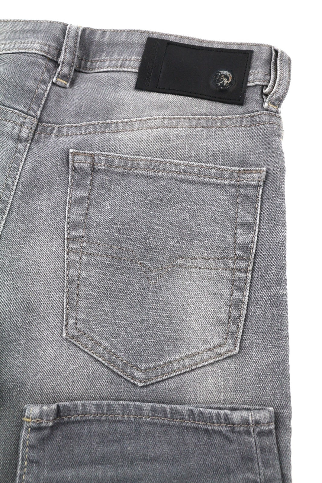 DIESEL Buster 0853T Mens Jeans W27/L30 Regular Slim Tapered Stretch Washed Grey