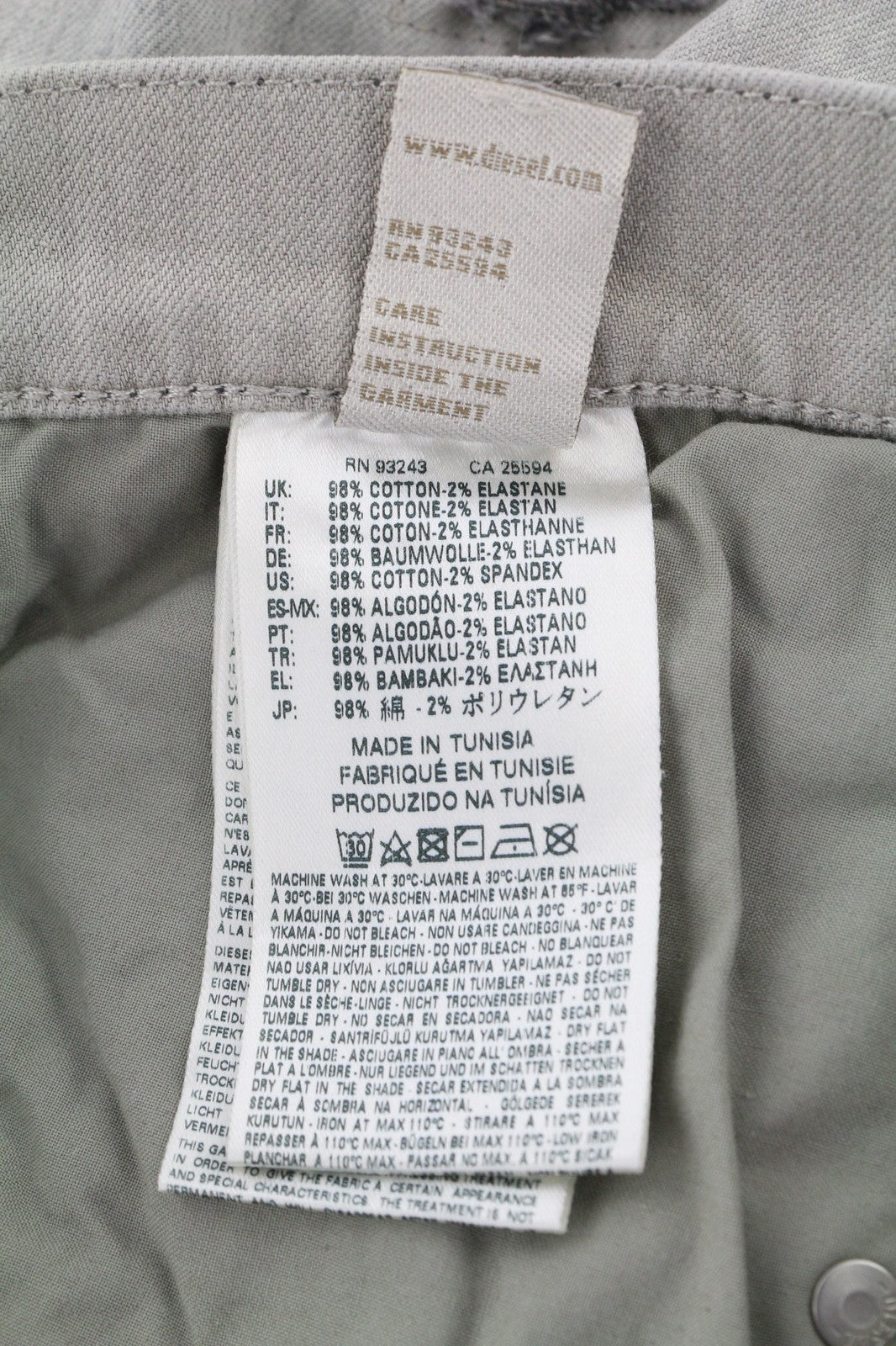 DIESEL Belthy 0676M Womens Jeans W30/L32 D.N.A.  Slim Straight Stretchy RRP€180