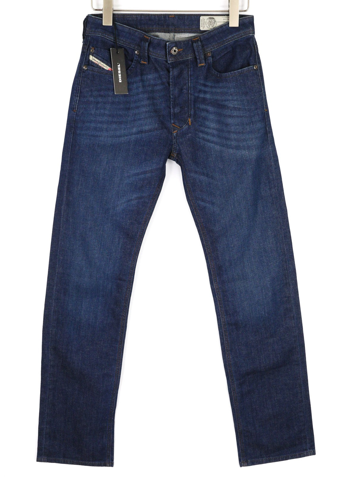 DIESEL Larkee R845B Mens Jeans W28/L32 Regular Straight Stretch Washed Buttoned