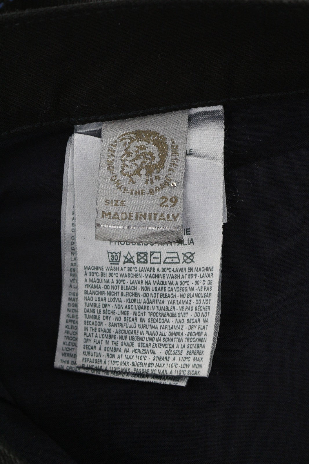 DIESEL Belthy 0856E Womens Jeans W29/L32 Coated Regular Slim Straight RRP€250