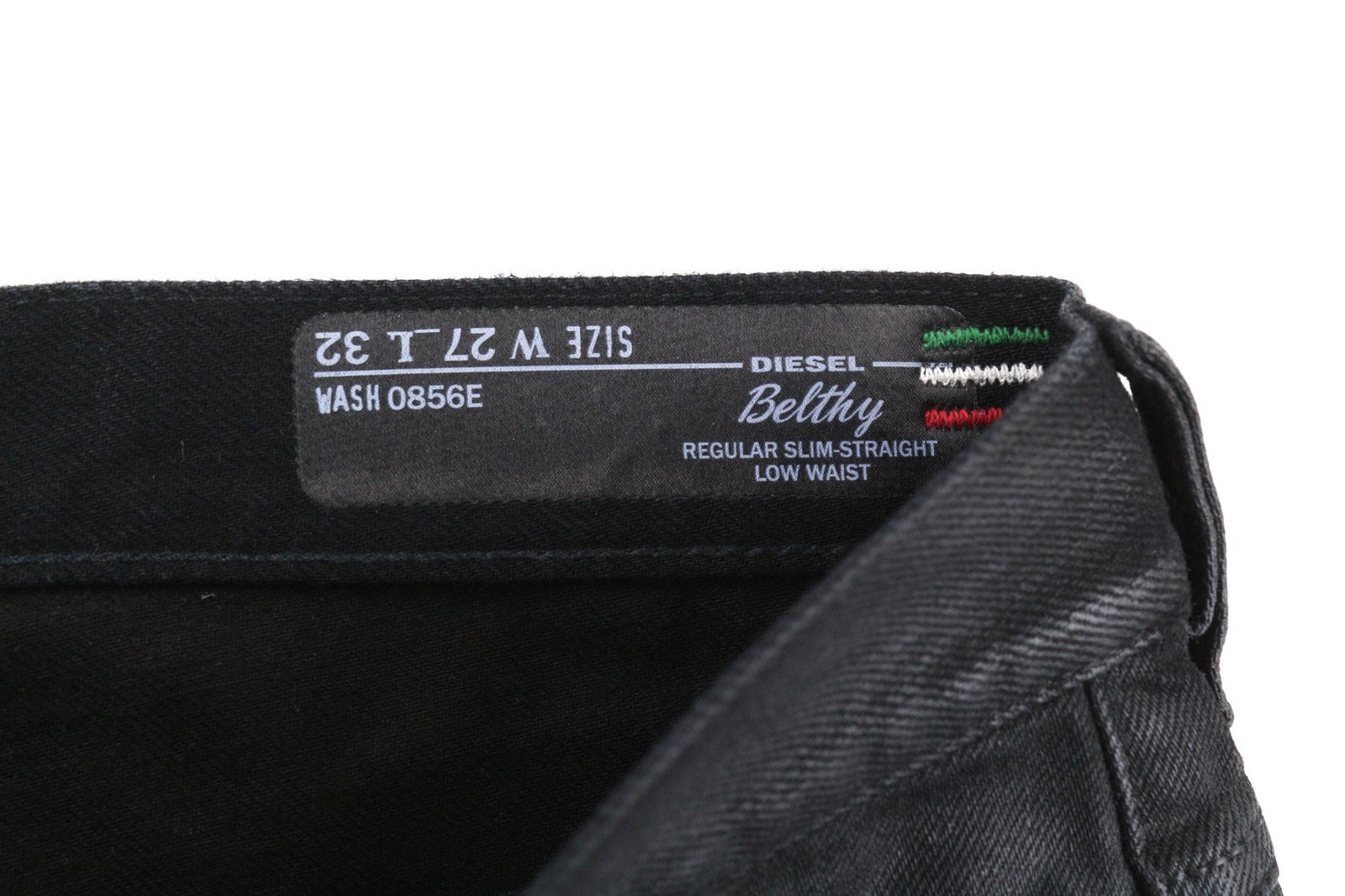 DIESEL Belthy 0856E Womens Jeans W27/L32 Coated Slim Straight RRP€250