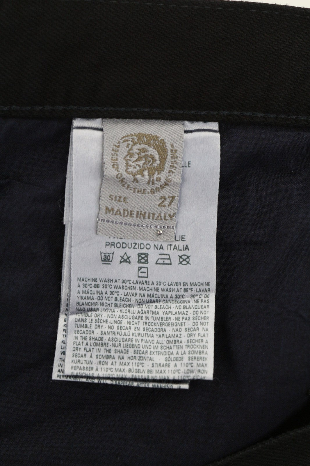 DIESEL Belthy 0856E Womens Jeans W27/L32 Coated Slim Straight RRP€250