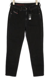 DIESEL 2004 5Pockets Z9C25 Womens Jeans W26/L32 Black Slim Tapered Leg RRP€185