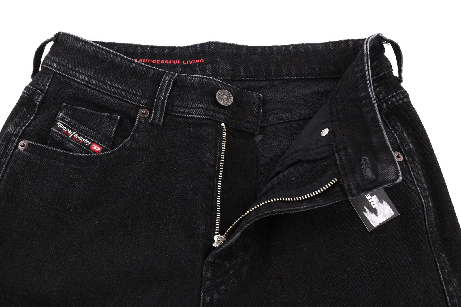 DIESEL 2004 5Pockets Z9C25 Womens Jeans W26/L32 Black Slim Tapered Leg RRP€185