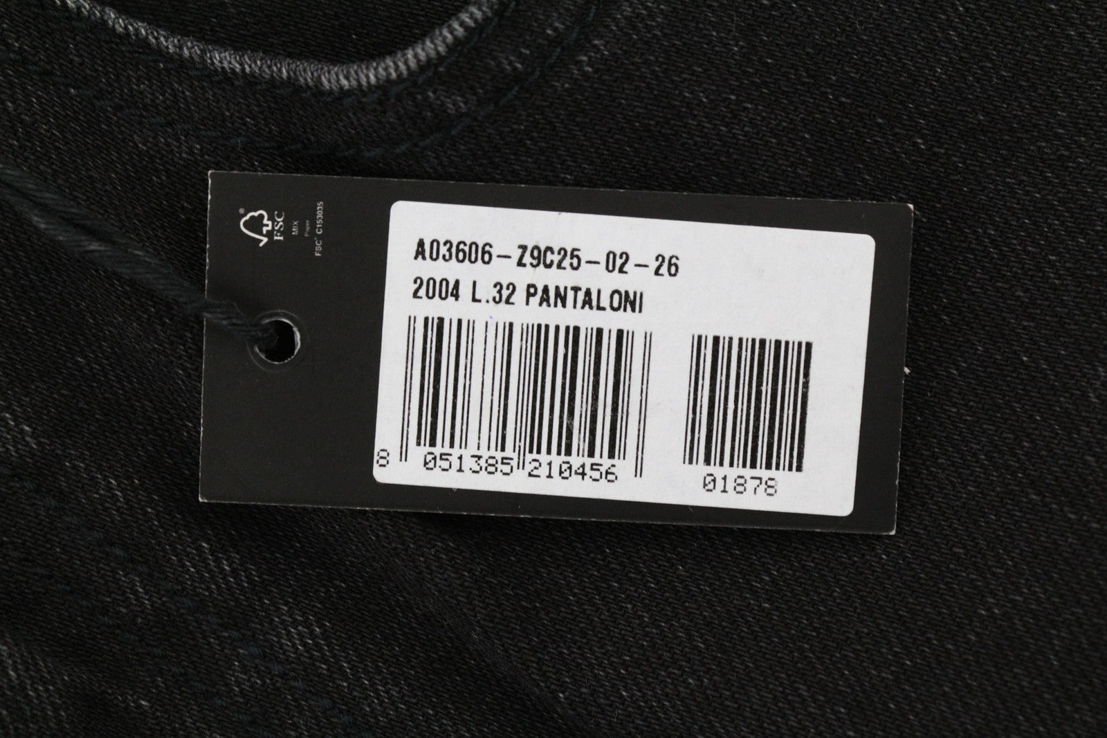 DIESEL 2004 5Pockets Z9C25 Womens Jeans W26/L32 Black Slim Tapered Leg RRP€185