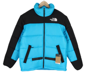 THE NORTH FACE Himalayan Men Jacket M Blue Insulation High Neck Quilted Puffer
