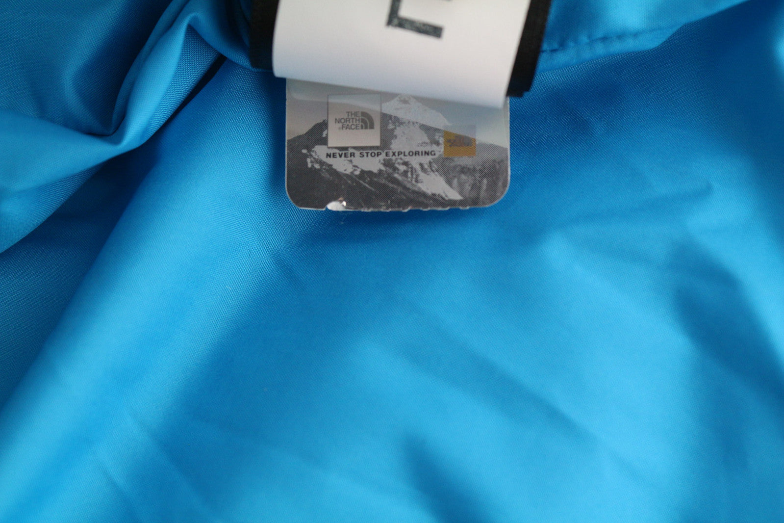 THE NORTH FACE Himalayan Men Jacket M Blue Insulation High Neck Quilted Puffer