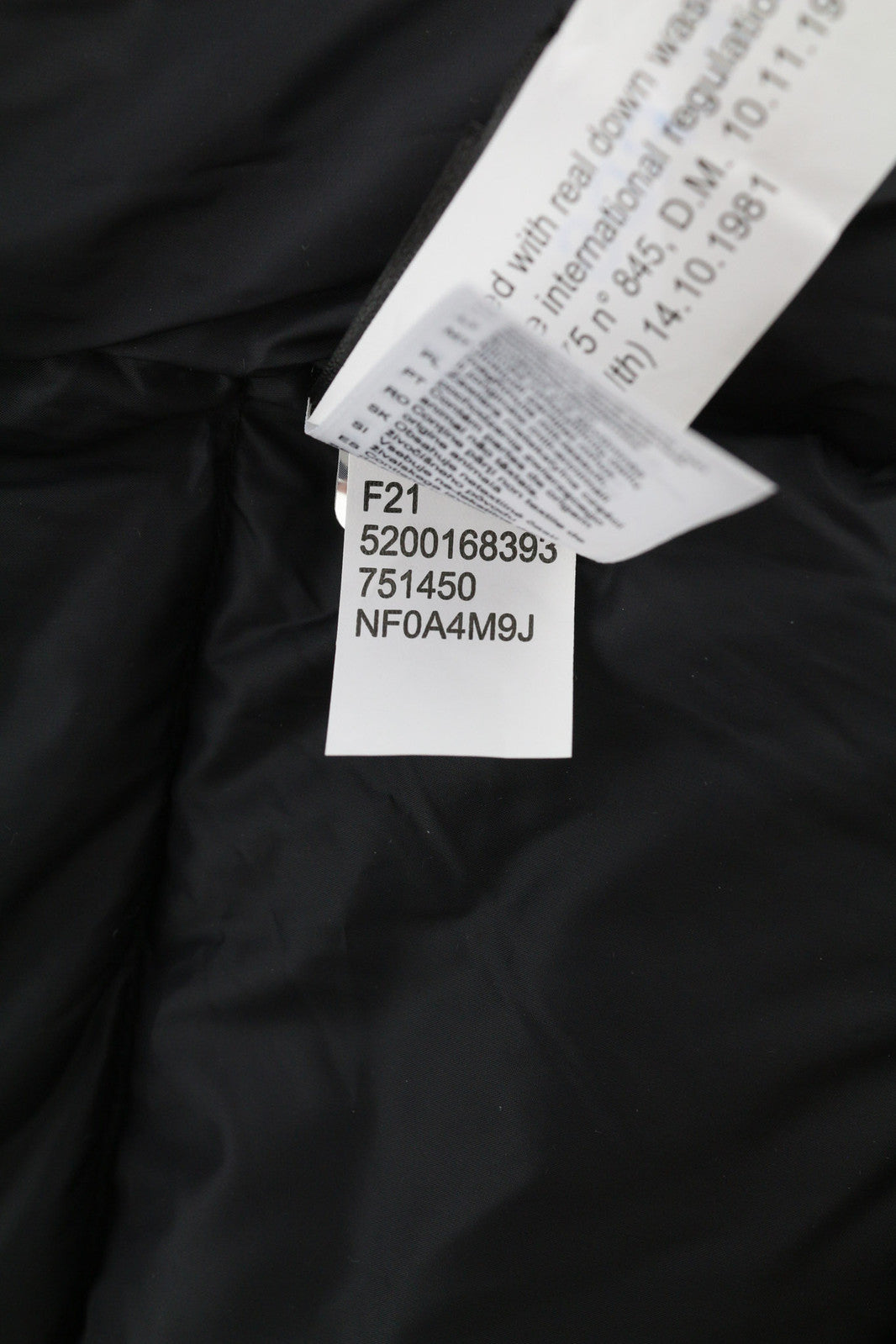 THE NORTH FACE Diablo Down Men Jacket S Black 700 Down Filled Quilted Puffer