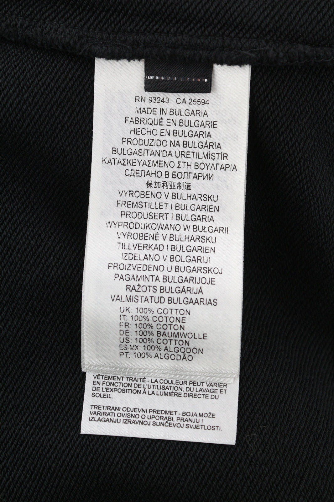 DIESEL PR-Ginn-Hood-P1 Hoodie XS Black Pullover Kangaroo Pocket Unisex RRP195