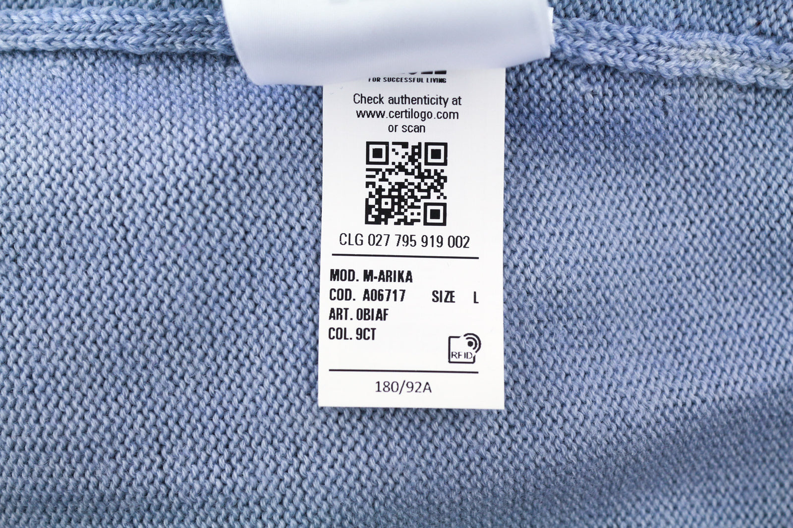 DIESEL M-Arika Women Jumper L Light Blue Washed Cardigan Wool Knitted RRP€300