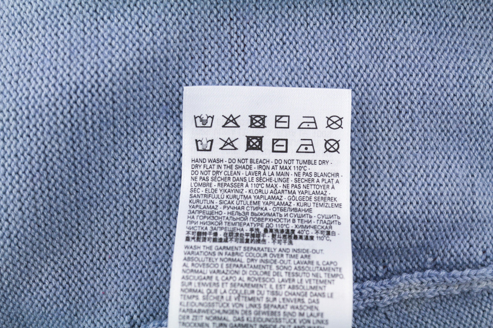 DIESEL M-Arika Women Jumper L Light Blue Washed Cardigan Wool Knitted RRP€300