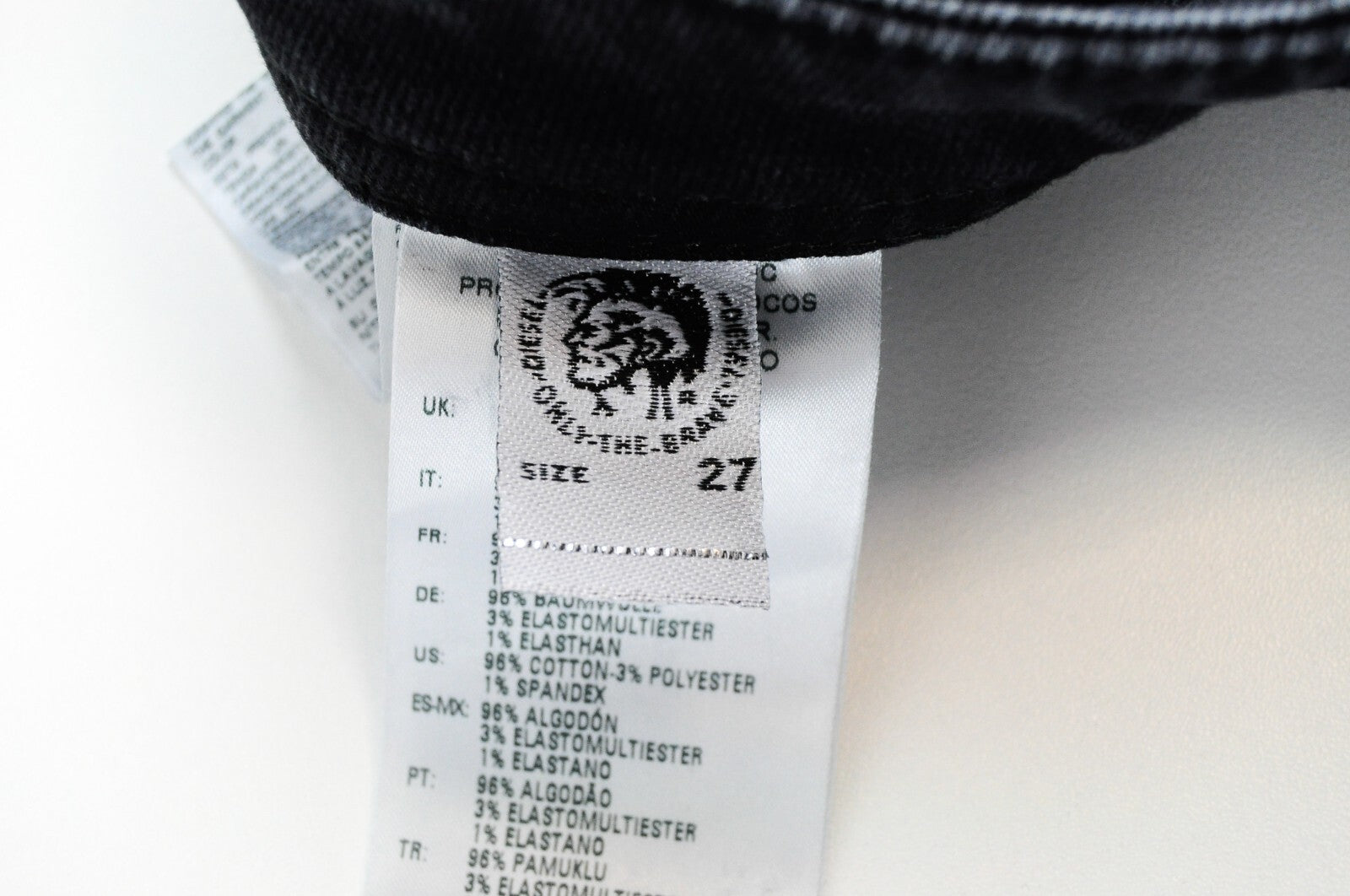 DIESEL Thommer 084NK Men's Jeans W27/L32 Dark Grey Slim Skinny Cotton Stretch