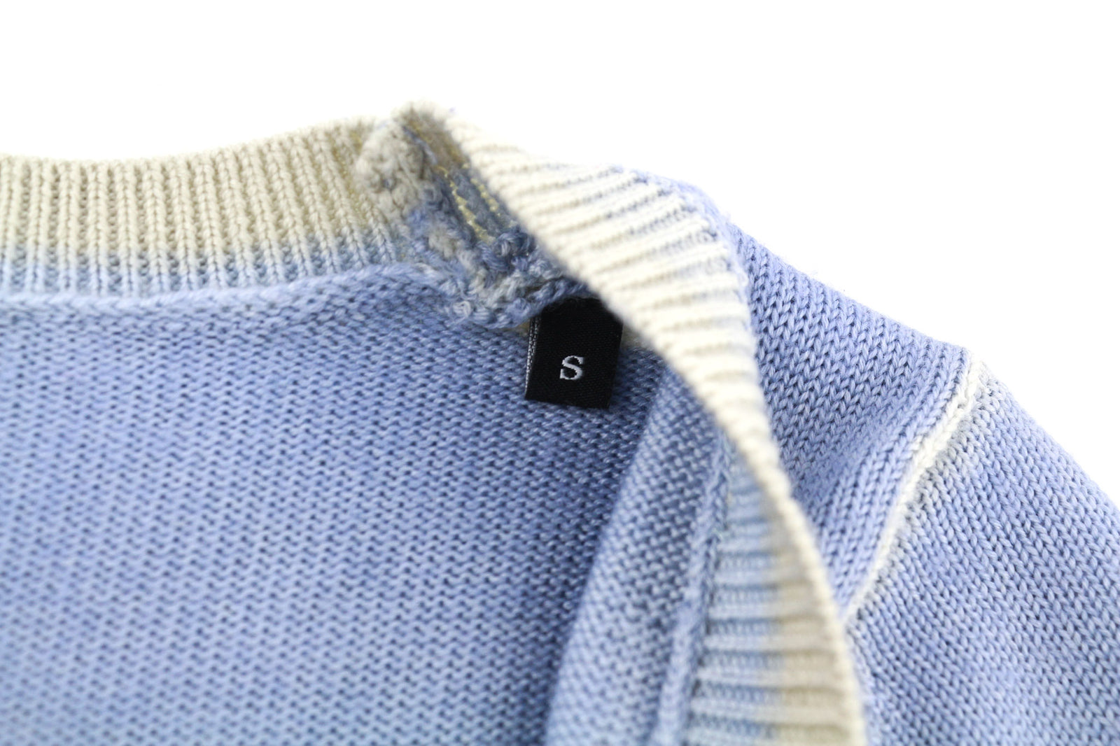 DIESEL M-Arika Women Jumper S Light Blue Washed Cardigan Wool Knitted RRP€300