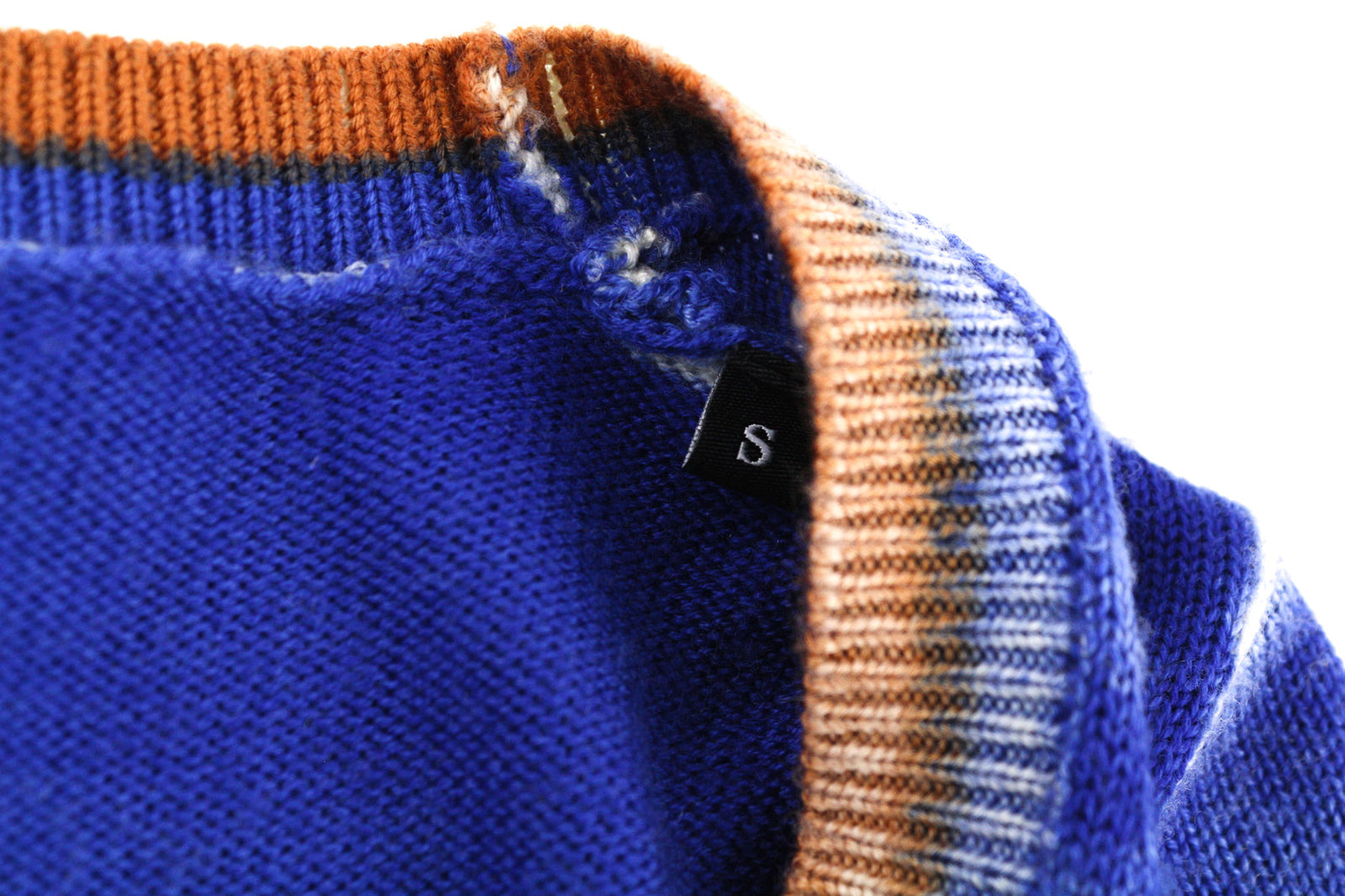 DIESEL M-Arika Women Jumper S Blue Washed Cardigan Wool Knitted Buttoned RRP€300