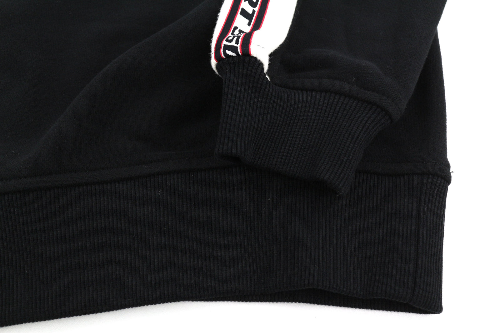 DIESEL Amst-Baweey Men Sweatshirt S Black 55DSL Pullover Crew Neck Logo RRP€155