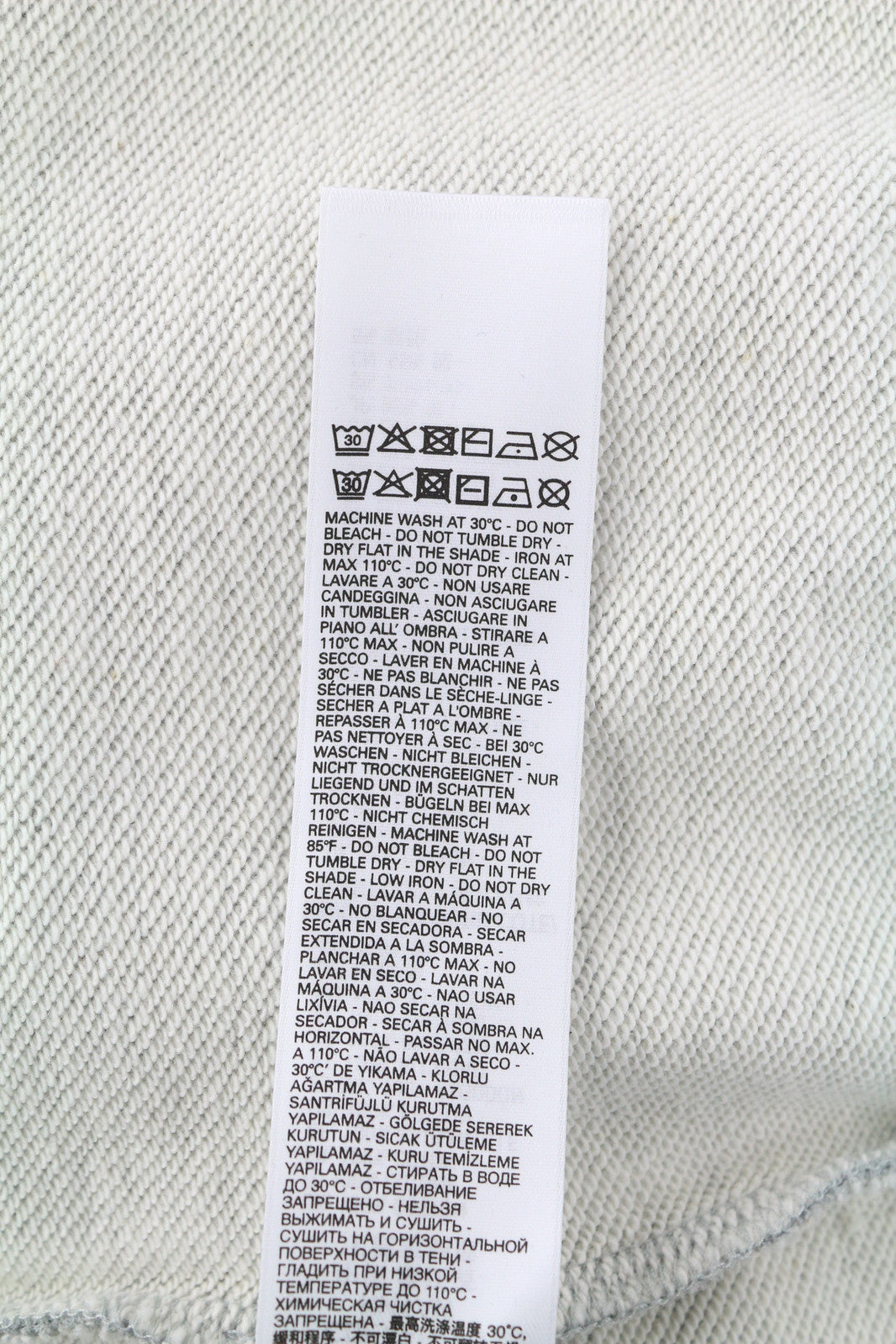 DIESEL S-Girk Men Sweatshirt S Grey Pullover Crew Neck Melange Logo Long Sleeve