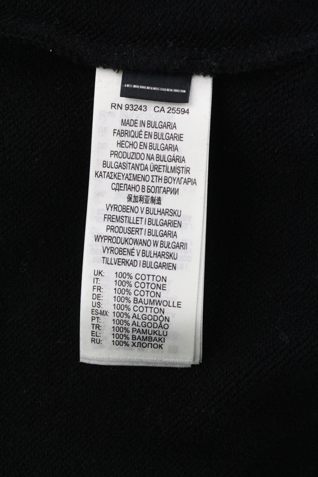 DIESEL F-Reggy-Doval Women Sweatshirt XS Black Pullover Crew Neck RRP€135