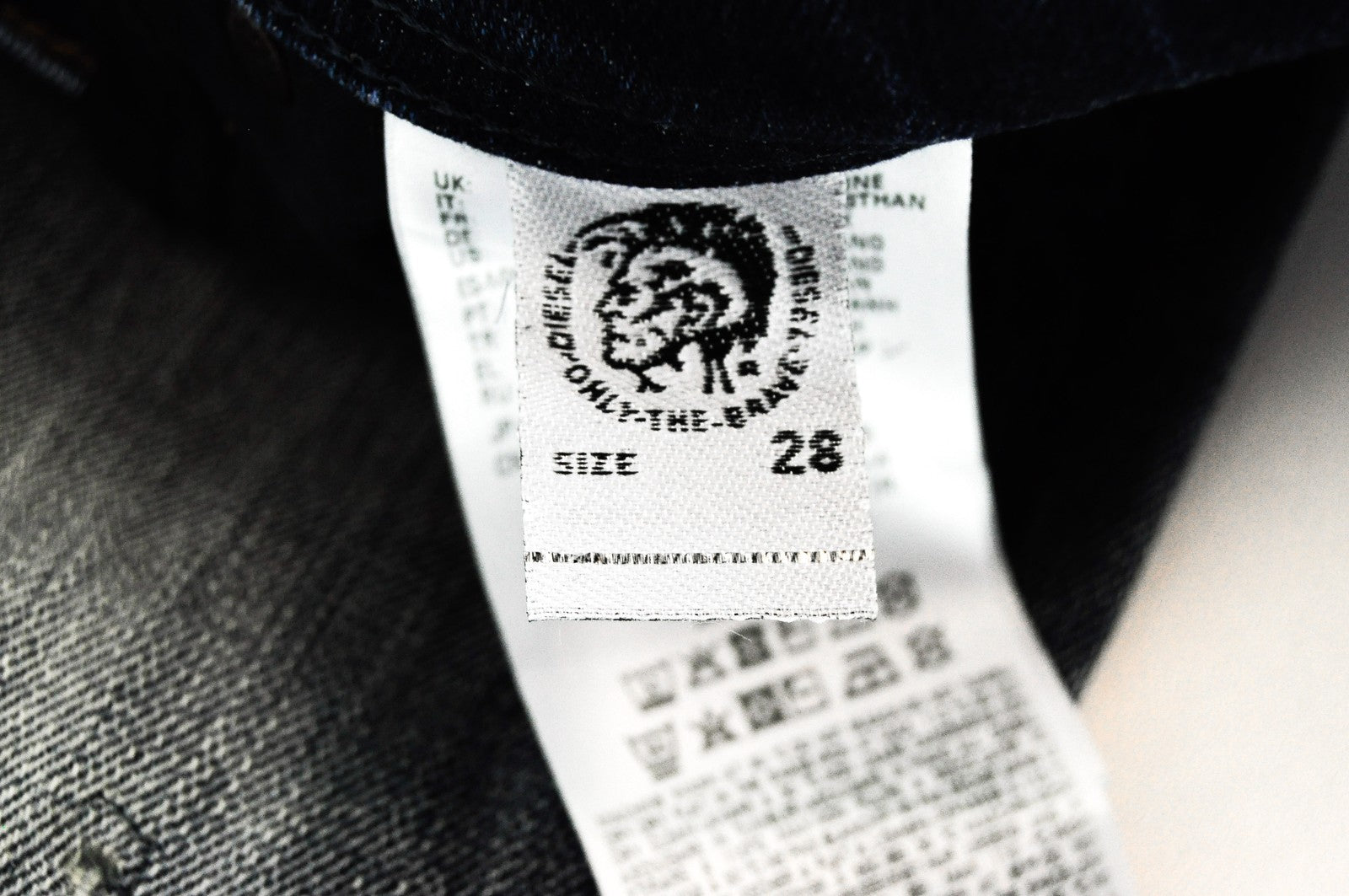 DIESEL Krayver R6ZD4 Men's Jeans W28/L32 Carrot Slim Fit Blue Stretch Ripped*