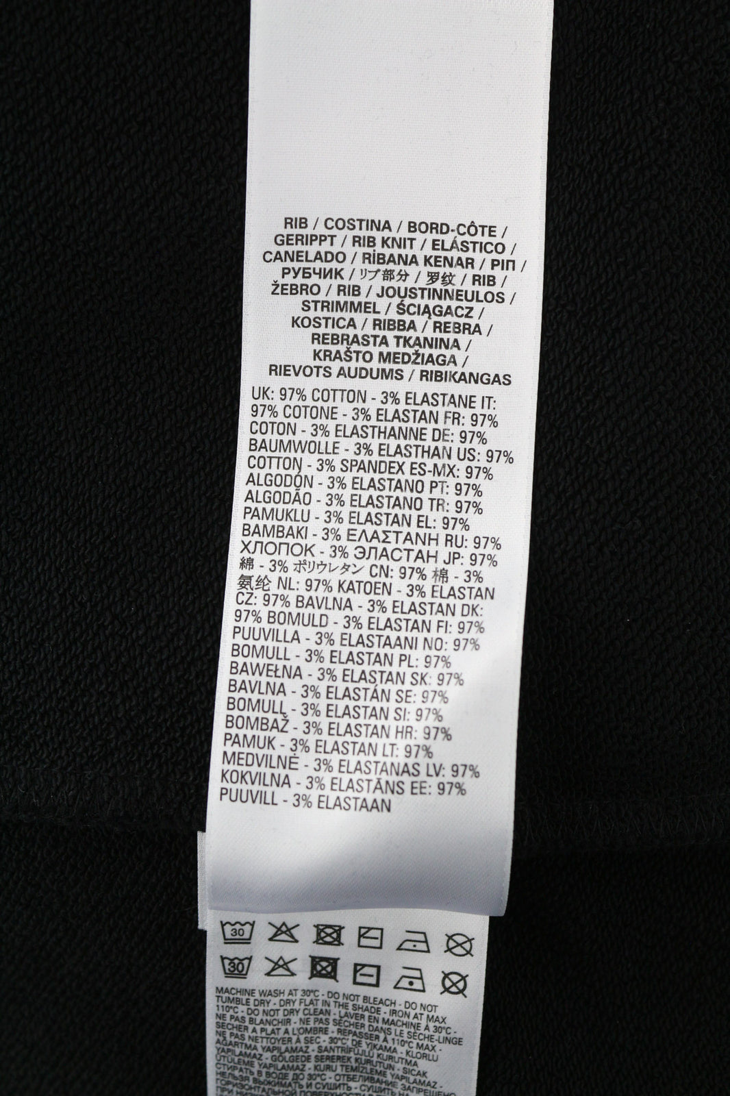 DIESEL S-Ginn-Hood-E6 Unisex Hoodie S Black Pullover Front Logo Straps RRP€175