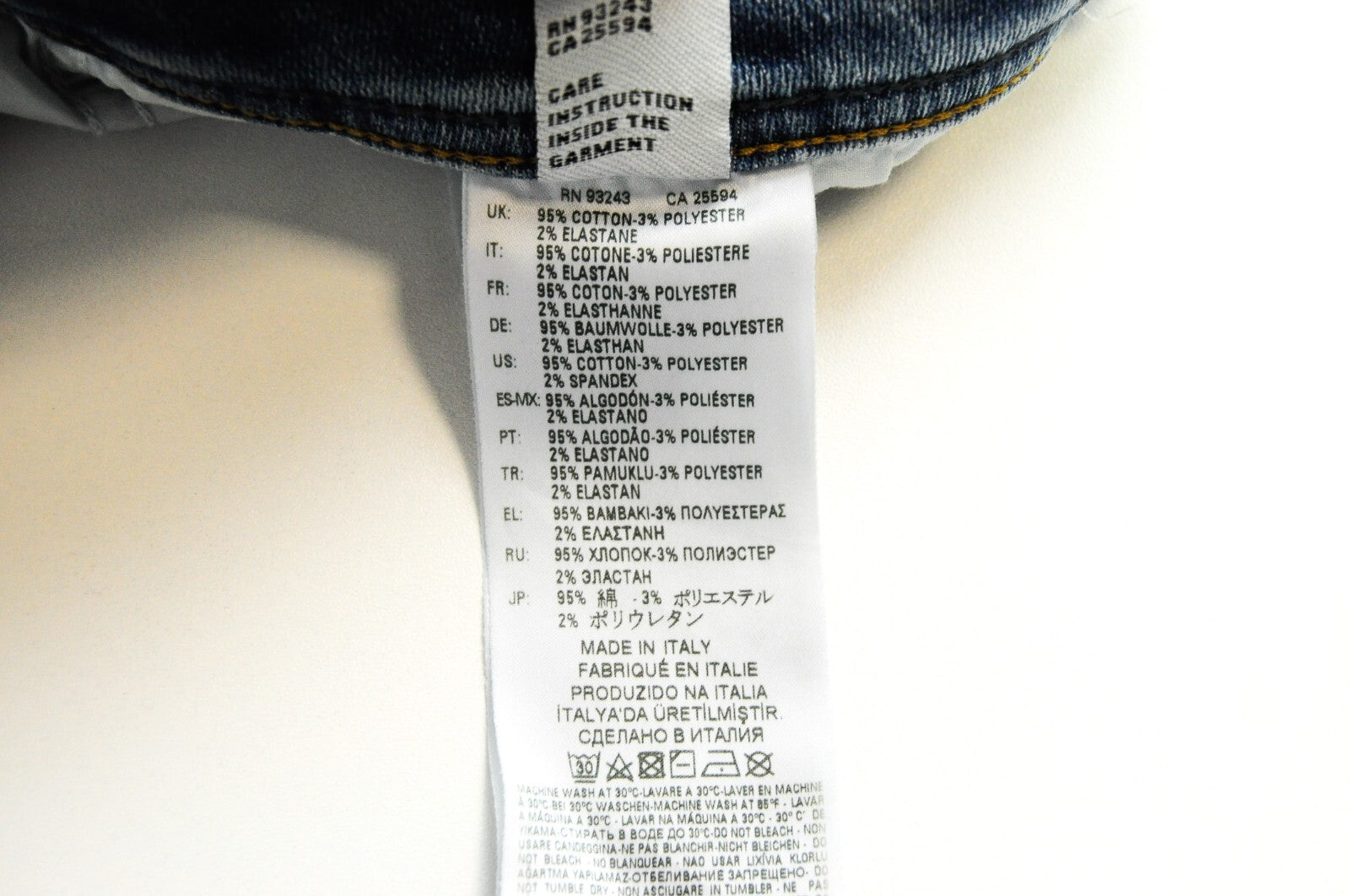 DIESEL Krooley-T 087AE vyriški džinsai W33 Slim Fit Jogg Sweat mėlyni su plėšytais tampriais dribsniais 