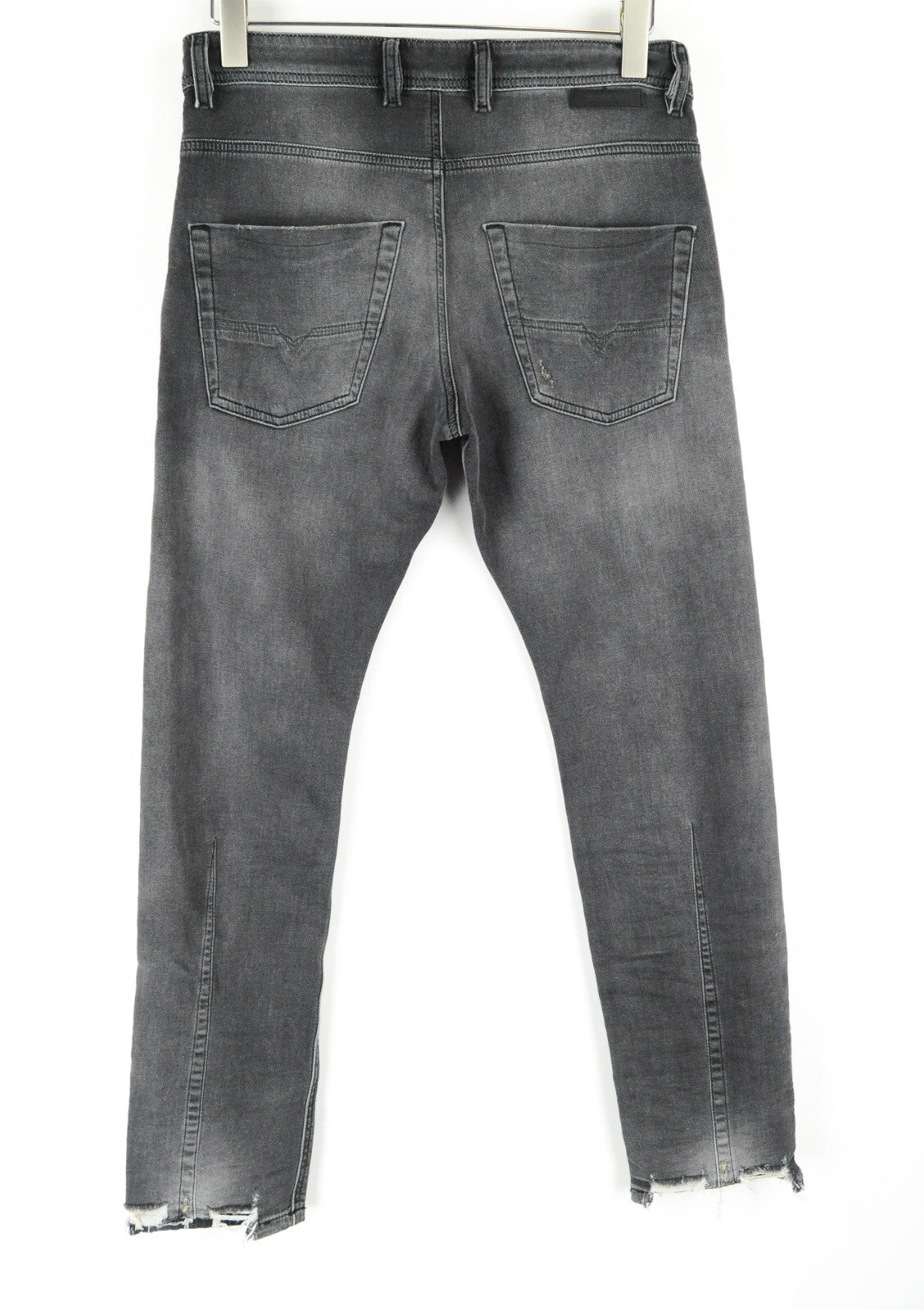 DIESEL Krooley CB-NE 069EM Men's Jeans W28 Jogg Sweat Grey Slim Fit Ripped*