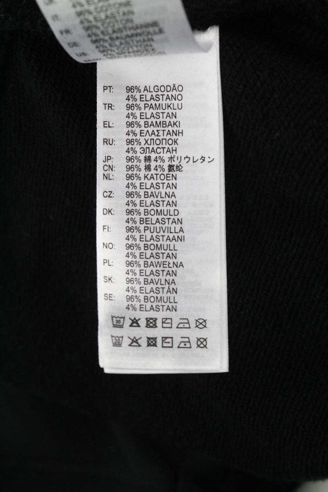 DIESEL F-Kral-B1 Women Hoodie S Black Pullover Cropped Front Logo Straps RRP€180