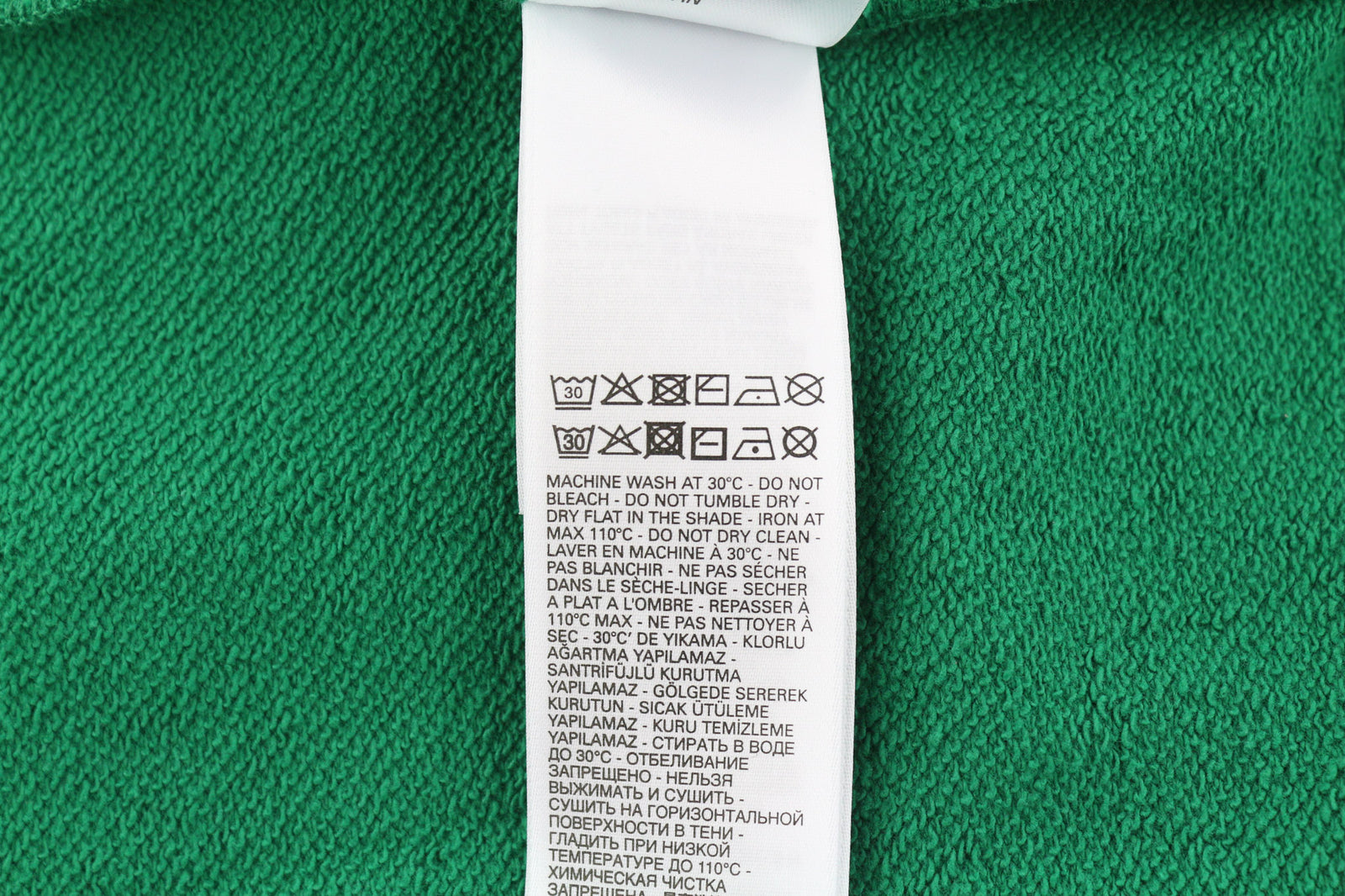 DIESEL S-Balirib Unisex Hoodie XS Green Pullover Kangaroo Pocket Straps RRP€175